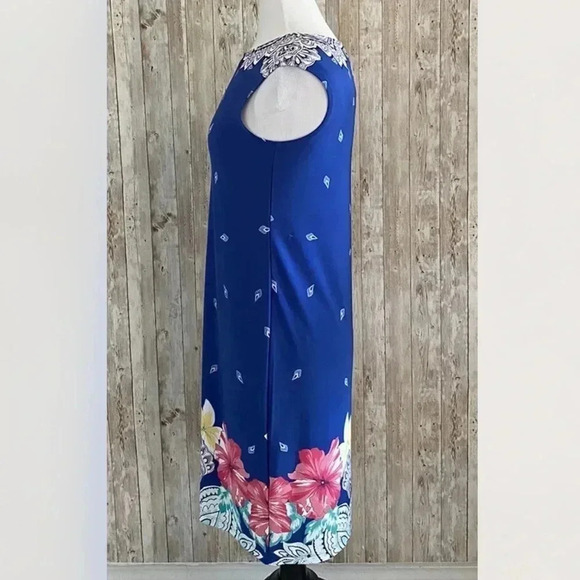 CHICO'S Floral Iona Tia Dress Size Small - Picture 4 of 10